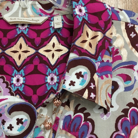 NEW Soft Surroundings Palmero Soho Maxi Dress - Picture 5 of 12